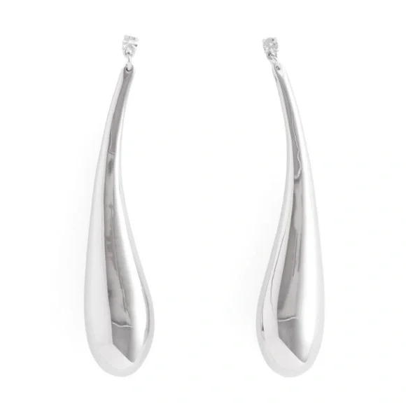HM Mugler Teardrop Earrings H&M Mugler - Picture 6 of 6